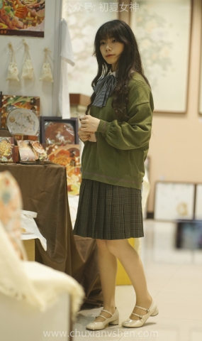 初夏女神 NO.064 欢欢 新晋学妹-学妹的一天